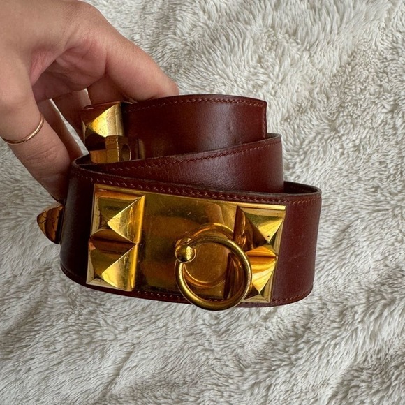 Hermes Accessories - Hermès | Authentic Collier De Chien Leather Belt
